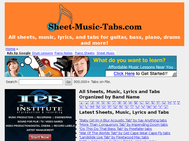 www.sheet-music-tabs.com