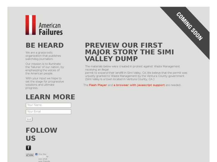 www.americanfailures.org