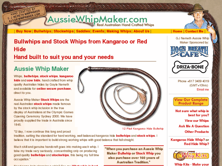 www.aussiewhipmaker.com