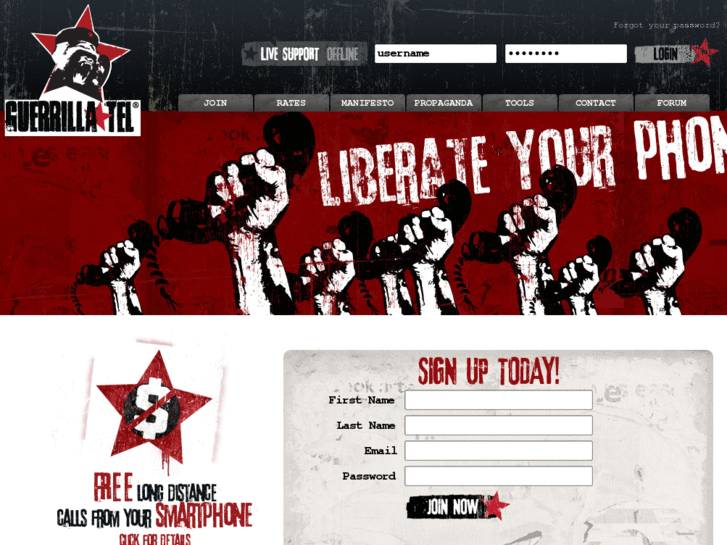 www.guerrillatel.net