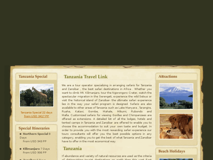 www.tanzaniatravellink.com