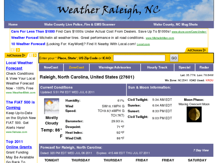 www.weatherraleighnc.com