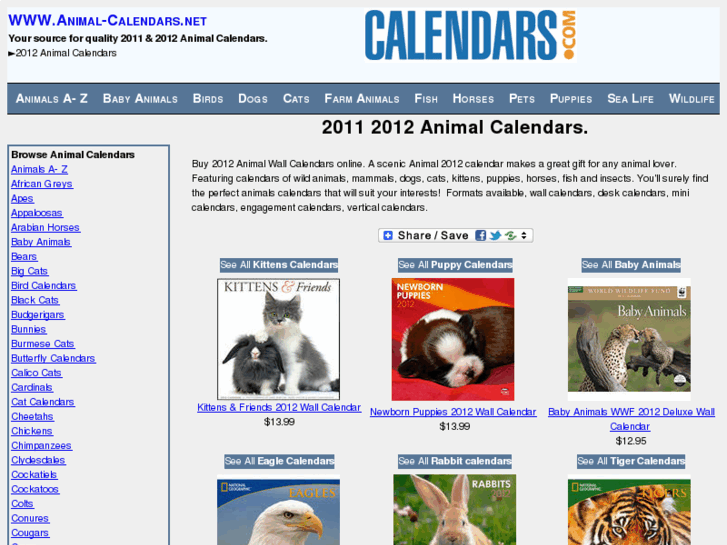 www.animal-calendars.net