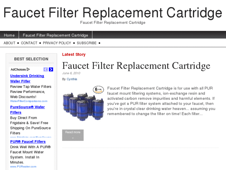 www.faucetfilterreplacementcartridge.com