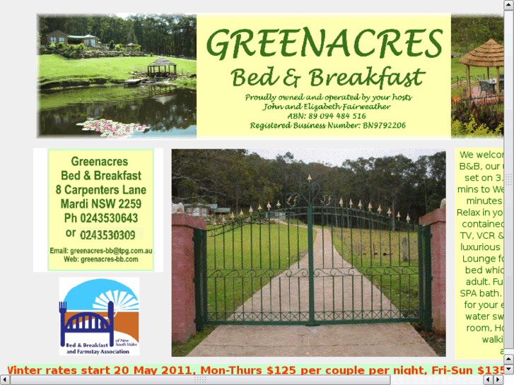 www.greenacres-bb.com