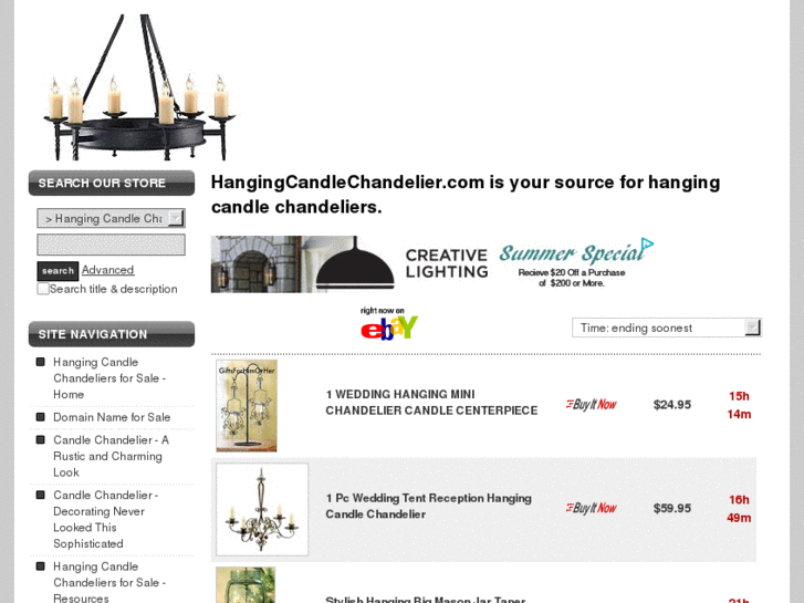 www.hangingcandlechandelier.com