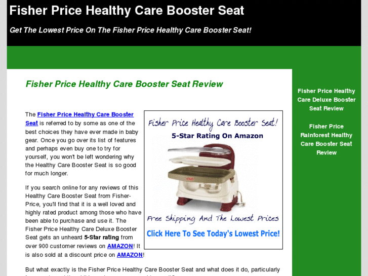 www.healthycareboosterseat.com