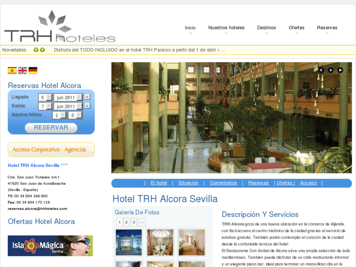 www.hotelalcora.com