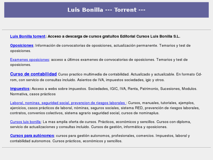 www.luisbonillatorrent.com