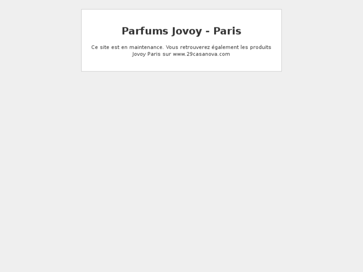 www.parfumsjovoy.com