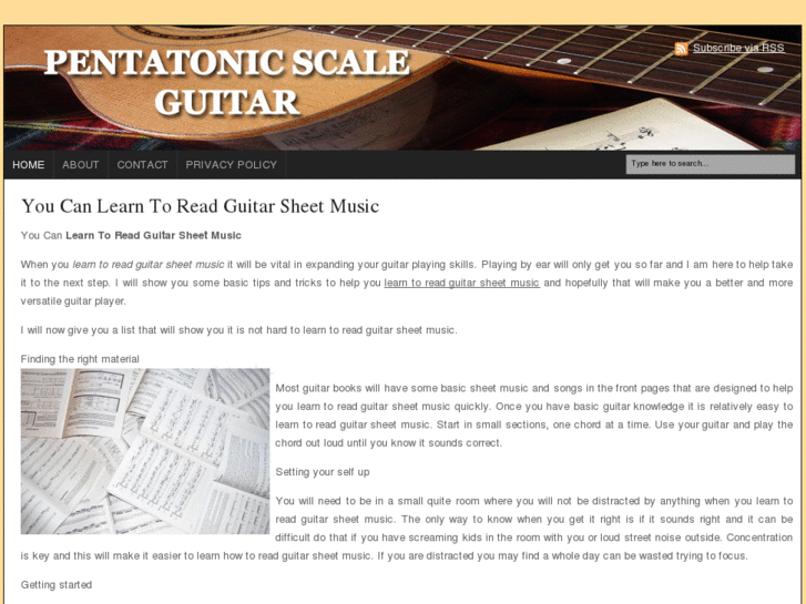 www.pentatonicscaleguitar.com