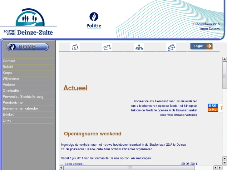 www.politiedeinzezulte.be