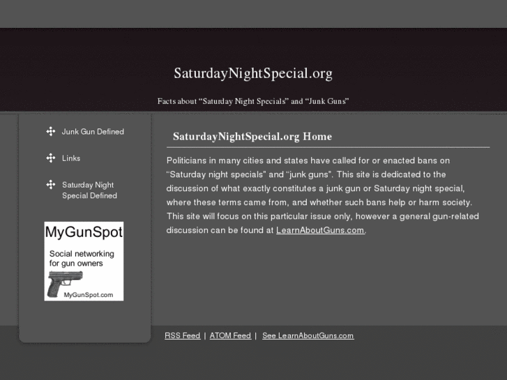 www.saturdaynightspecial.org