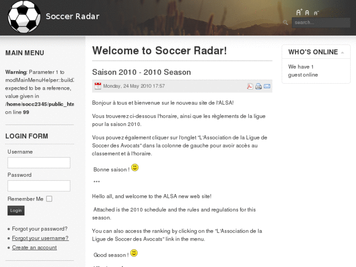 www.soccerradar.com