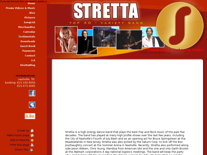 www.strettaband.com