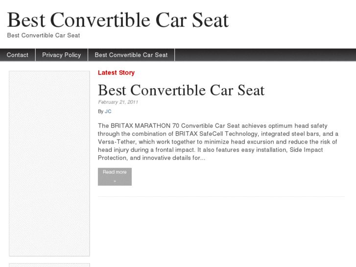 www.thebestconvertiblecarseat.com