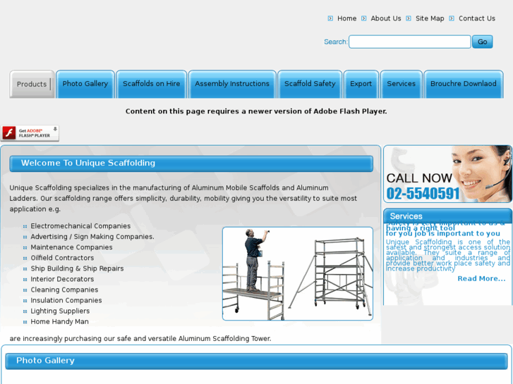 www.unique-scaffolding.com