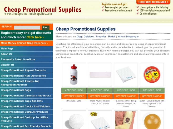 www.cheappromotionalsupplies.com