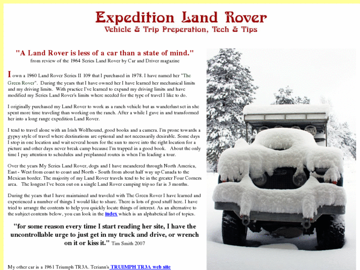 www.expeditionlandrover.info