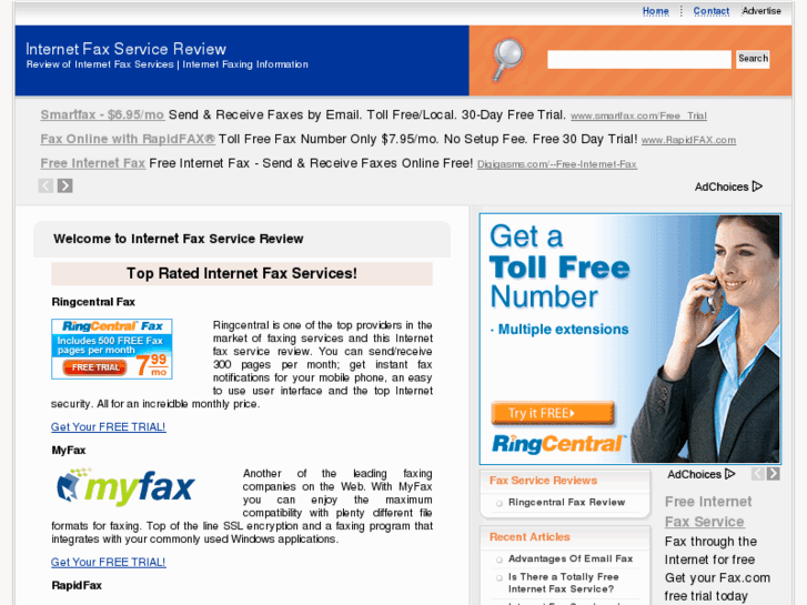 www.internetfaxservicereview.net