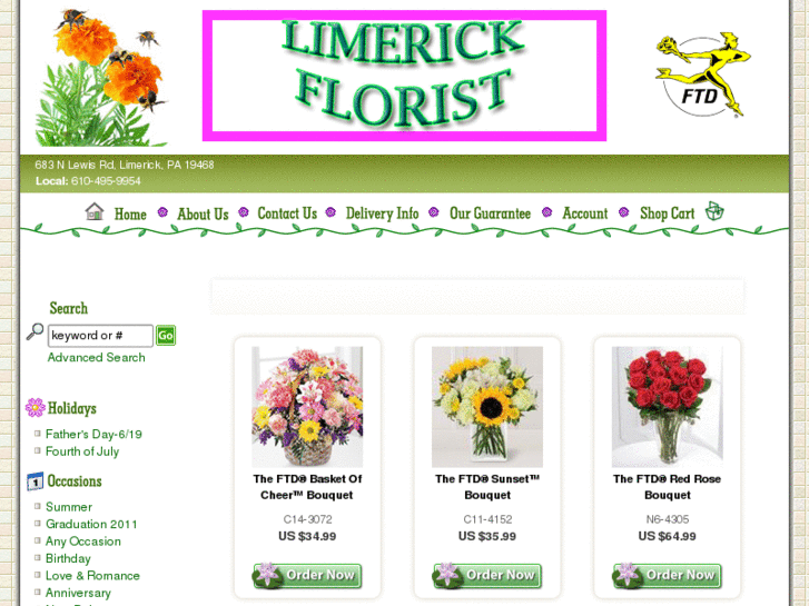 www.limerickflorist.com