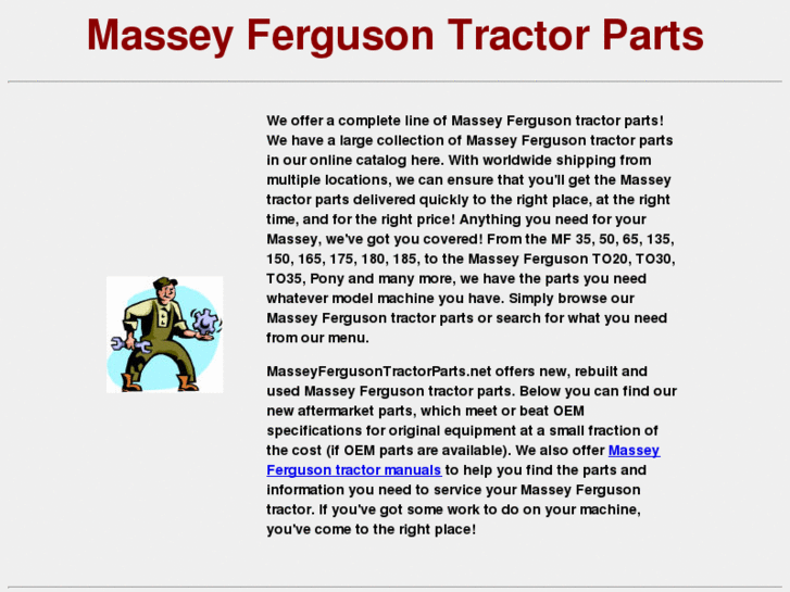 www.masseyfergusontractorparts.net