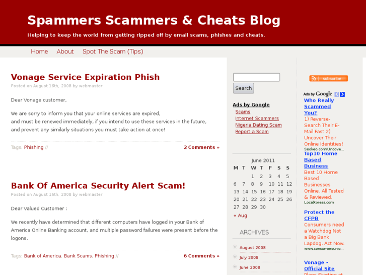 www.spammersscammerscheats.com