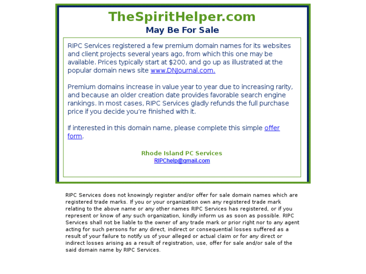www.thespirithelper.com