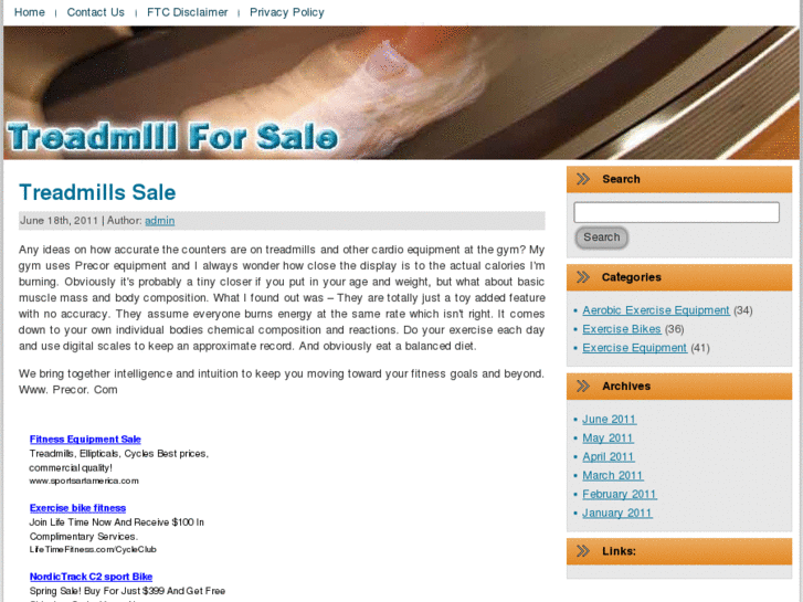 www.treadmillforsale.info