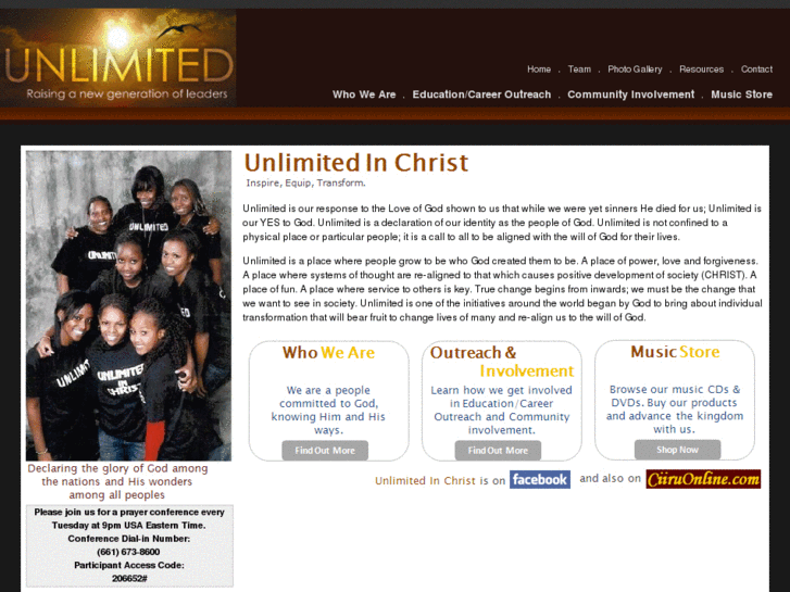 www.unlimitedinchrist.org