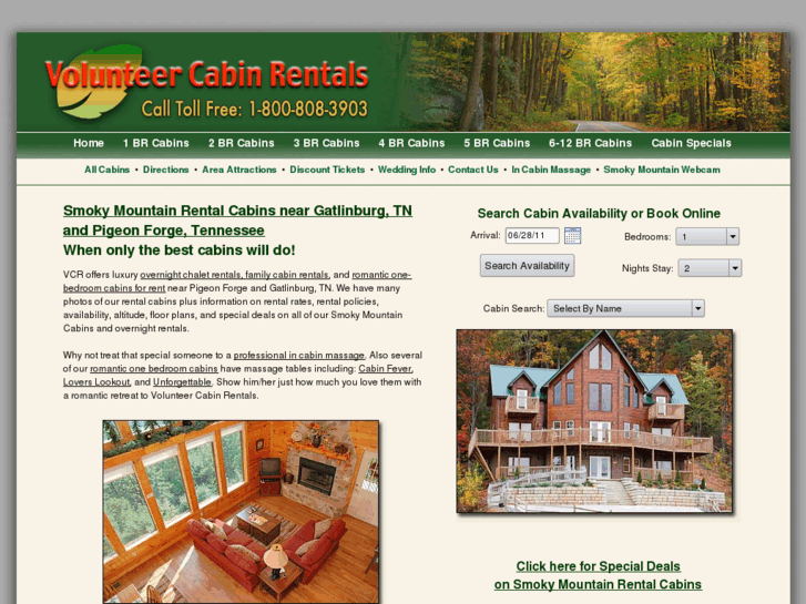 www.volunteercabinrentals.com