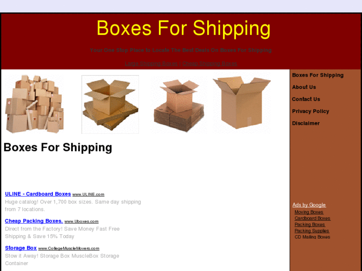 www.boxesforshipping.org