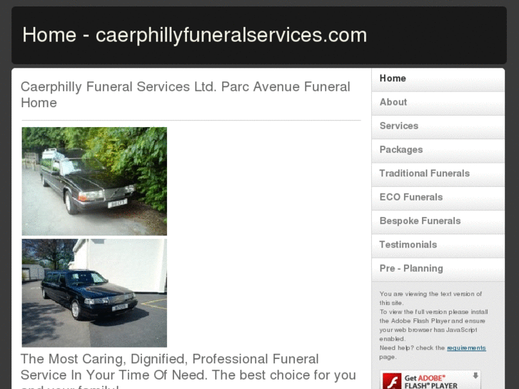 www.caerphillyfuneralservices.com