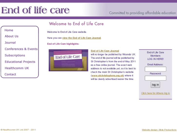 www.endoflifecare.co.uk