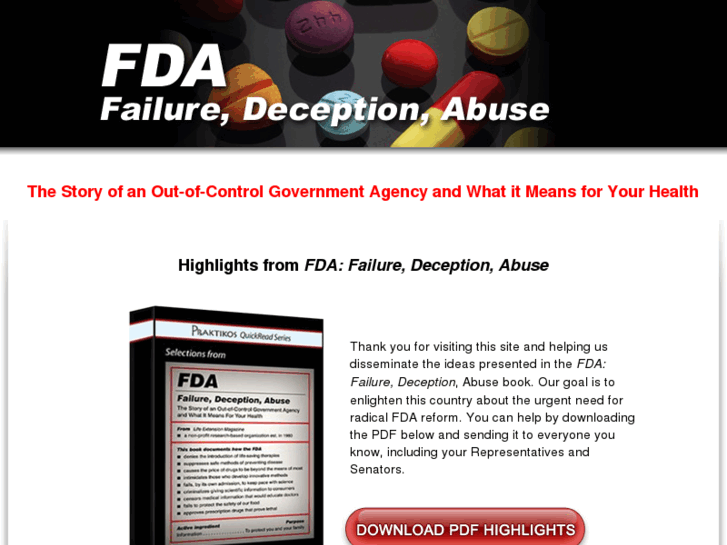 www.fdafailuredeceptionabuse.com