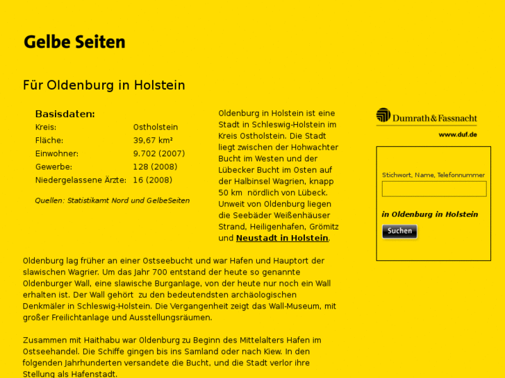 www.gelbe-seiten-oldenburg-in-holstein.com