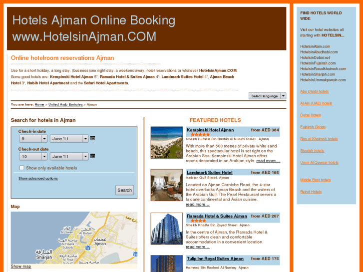 www.hotelsinajman.com