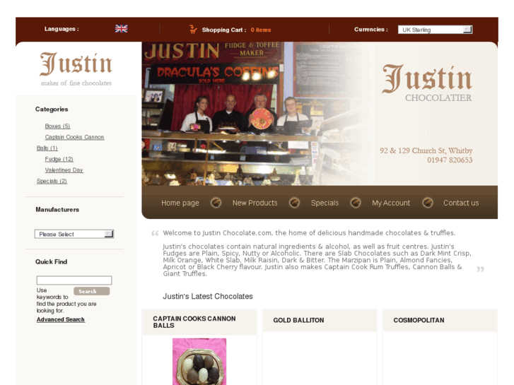 www.justinchocolate.com