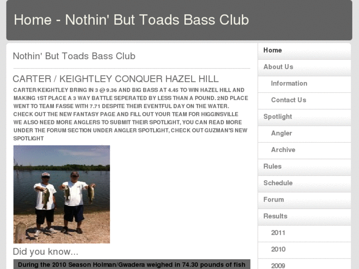 www.nothinbuttoads.com