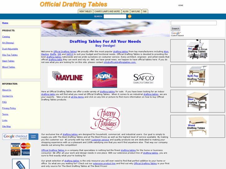 www.officialdraftingtables.com