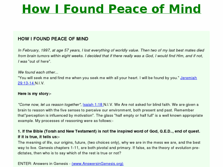 www.peace-mind.org