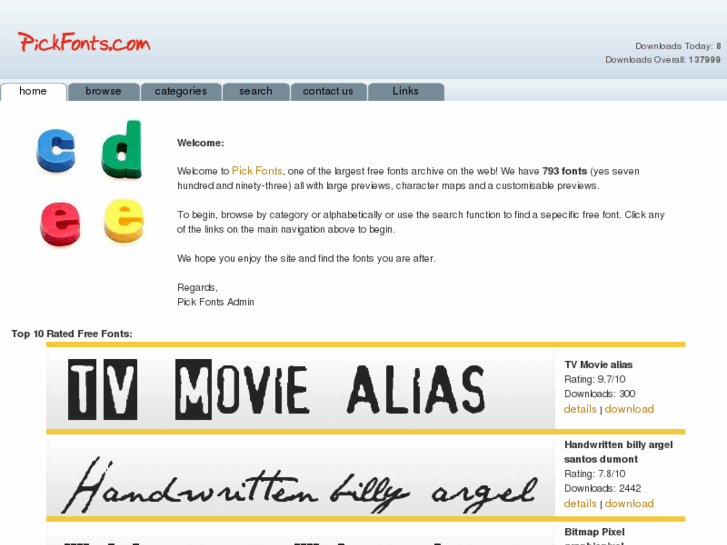 www.pickfonts.com