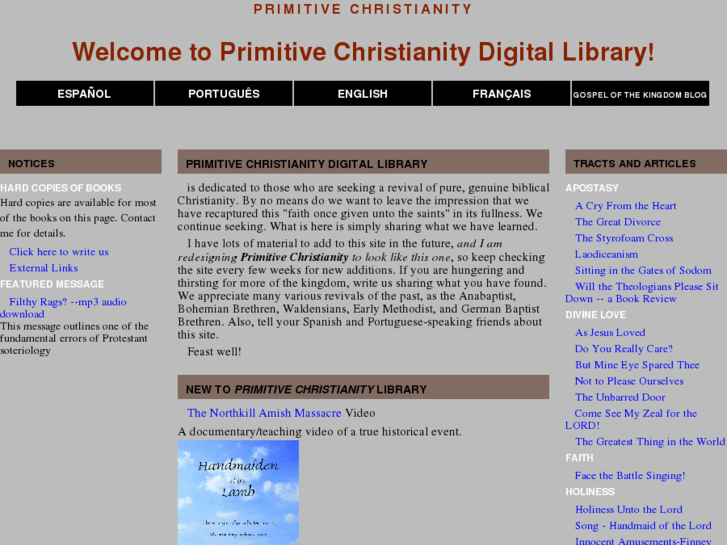 www.primitivechristianity.org