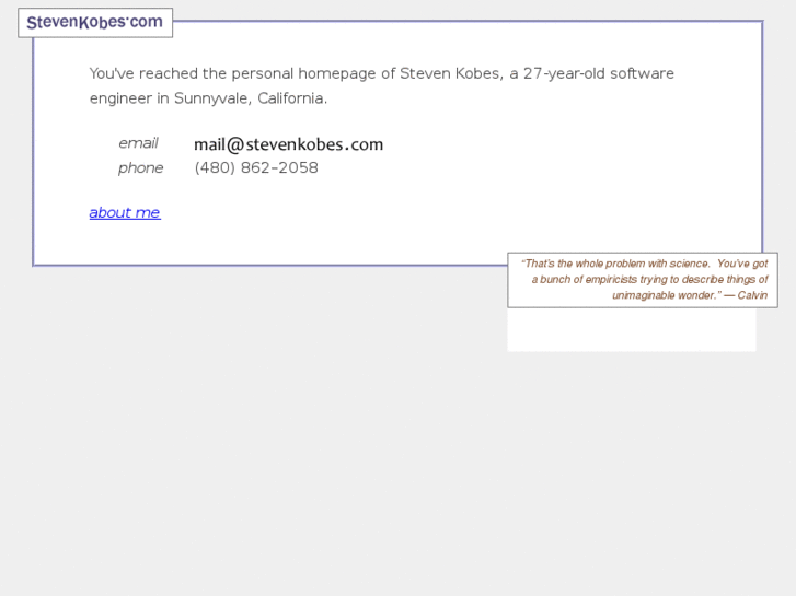 www.stevenkobes.com