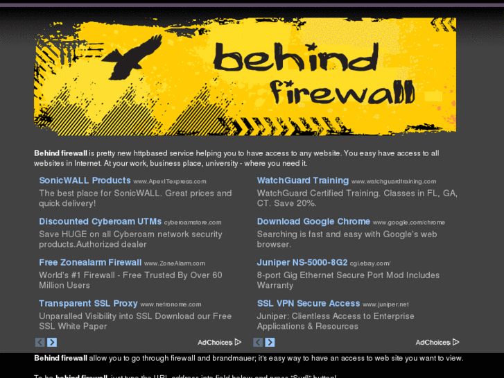 www.behindfirewall.info