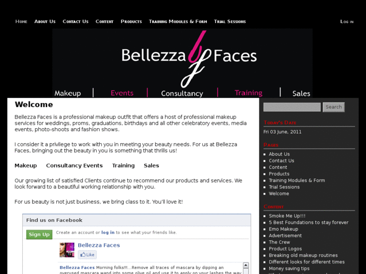 www.bellezzafaces.com