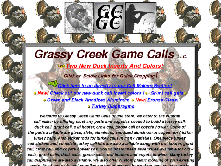 www.grassycreekcalls.com