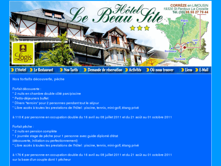 www.hotel-lebeausite-correze.com