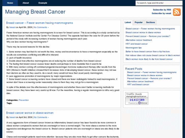 www.managingbreastcancer.com