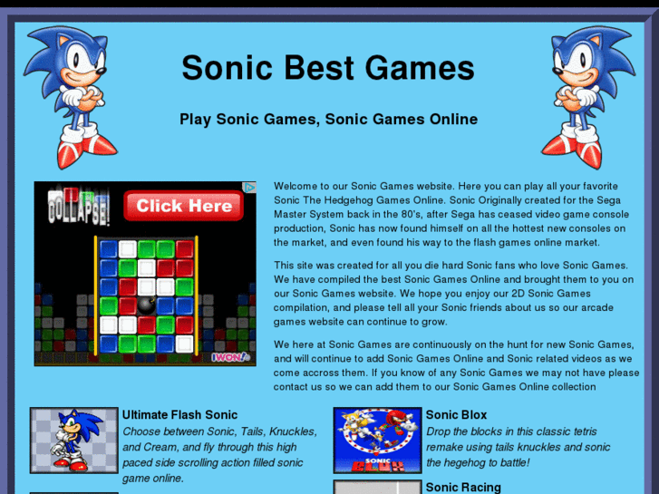 www.sonicbestgames.com